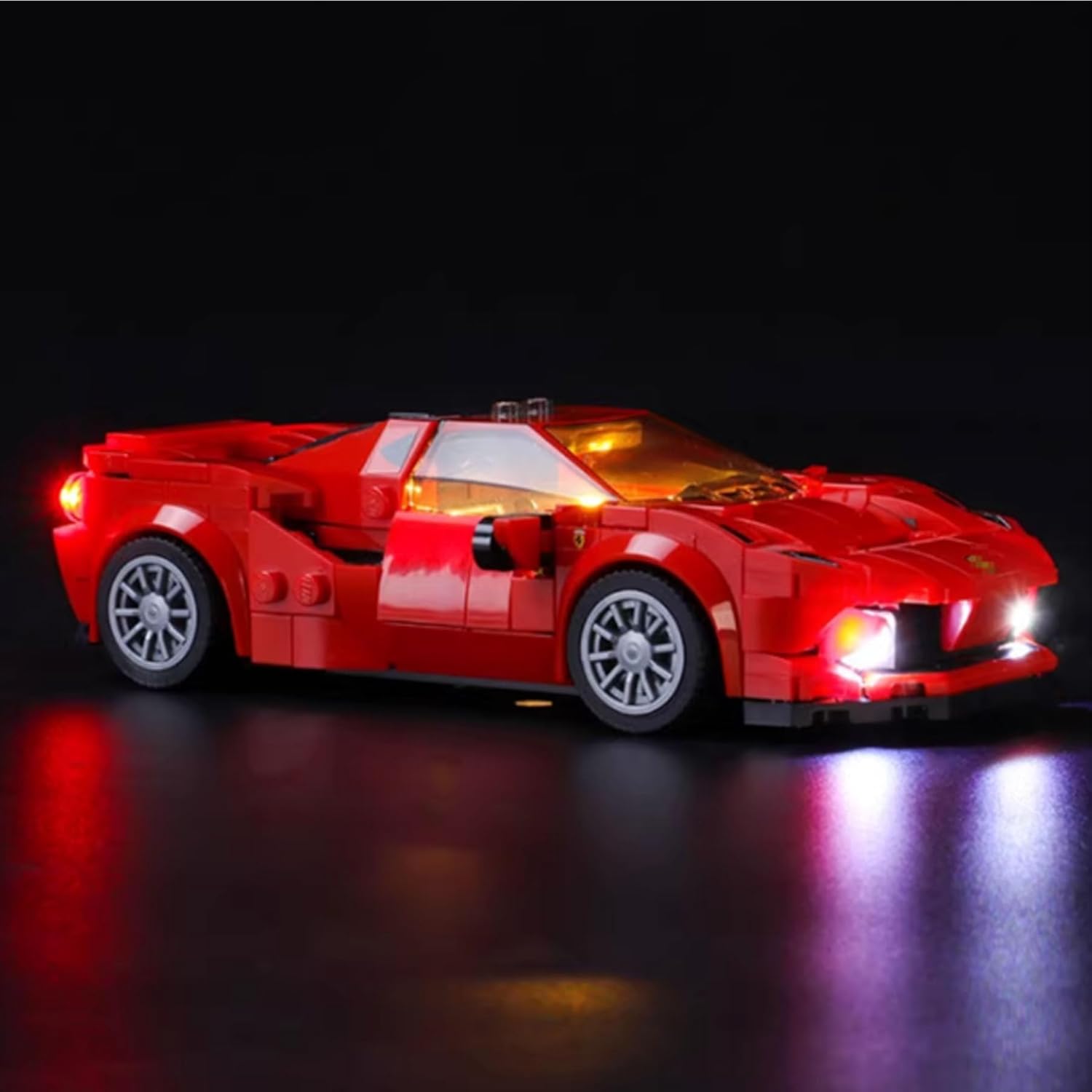 LED Lighting Kit Compatible with Lego 76895 Racing Car Series LED Light Set (Model Kit Not Included - Lighting Components Only)