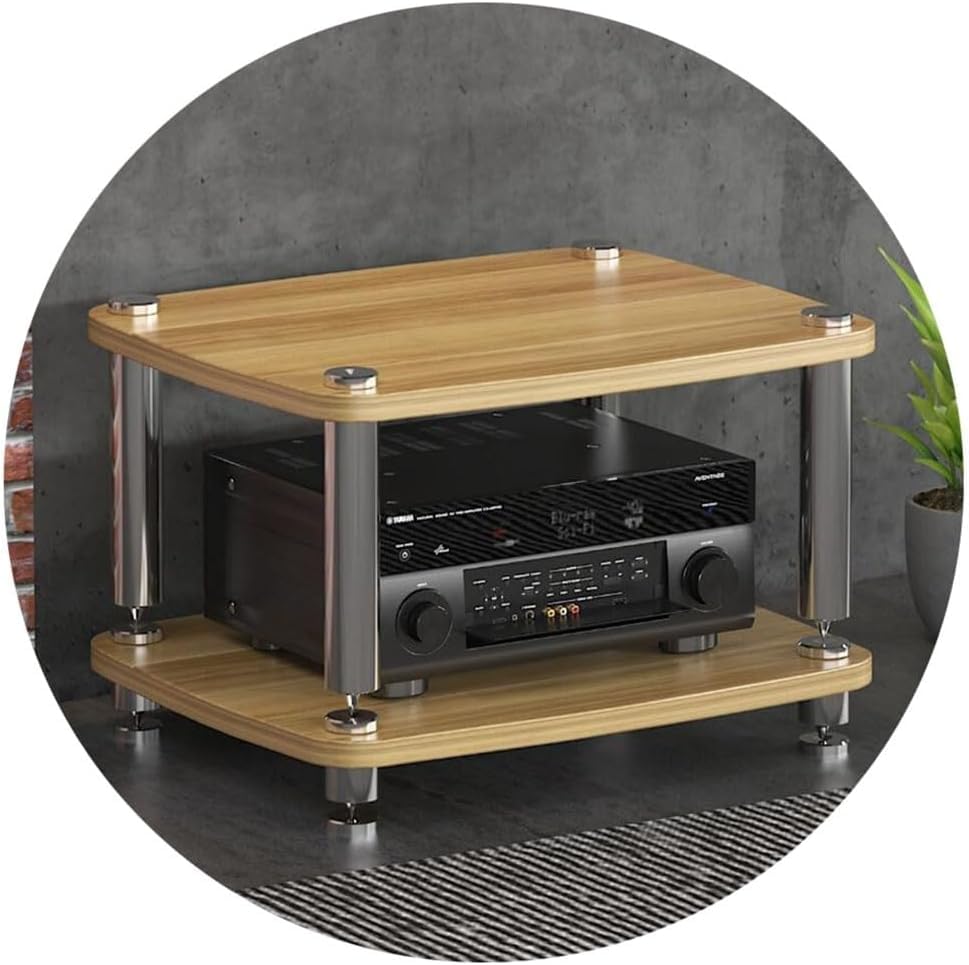 Szafka audio HIFI – 1/2/3/4-poziomowy stojak na płyty winylowe, konstrukcja MDF z amortyzującymi nóżkami, wzmacniacz mocy i stojak na audio dla kina domowego, miłośników muzyki i entuzjastów dźwięku