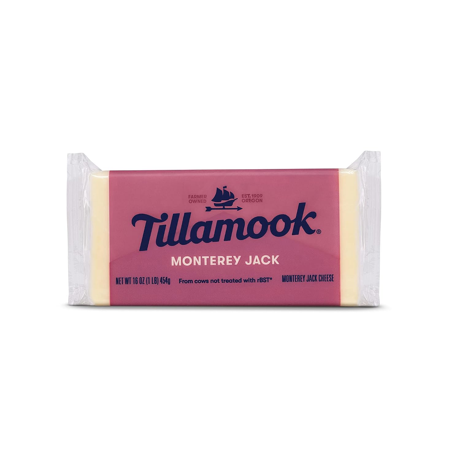Tillamook Jr Baby Loaf, Monterey Cheese, 1 lb (Packaging May Vary)