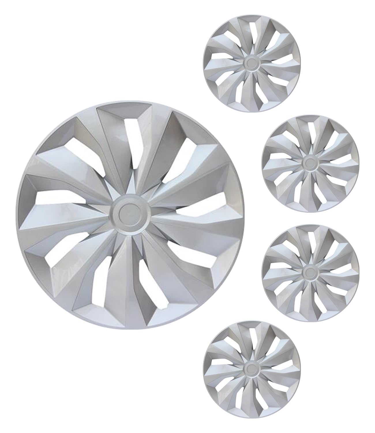16 inch Hubcaps ABS Replacement for Steel Wheel（Non-Alloy） Snap-on Set of 4