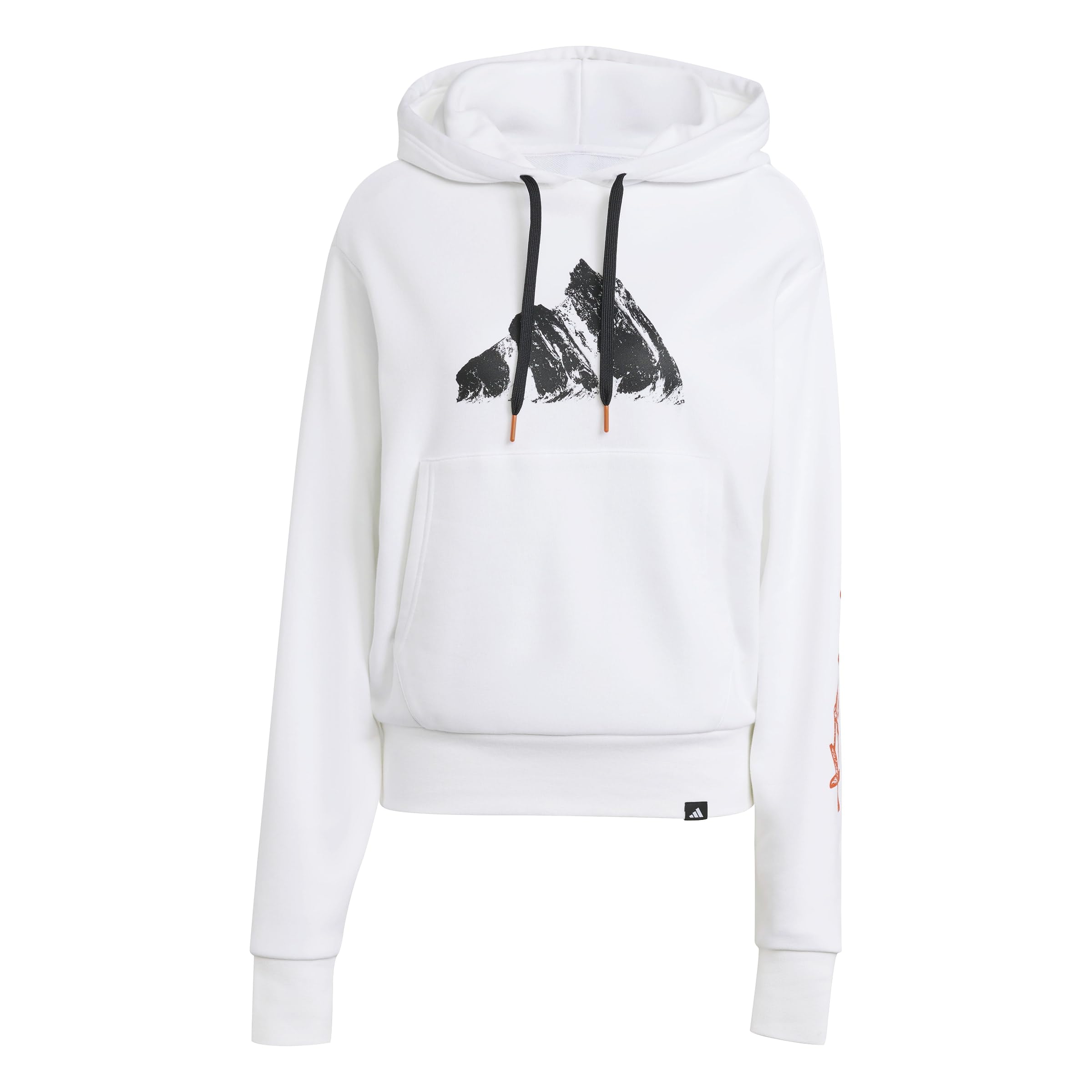 adidas U SNOW HD Grafik Baskılı Kapüşonlu Sweatshirt Üniseks Yetişkin