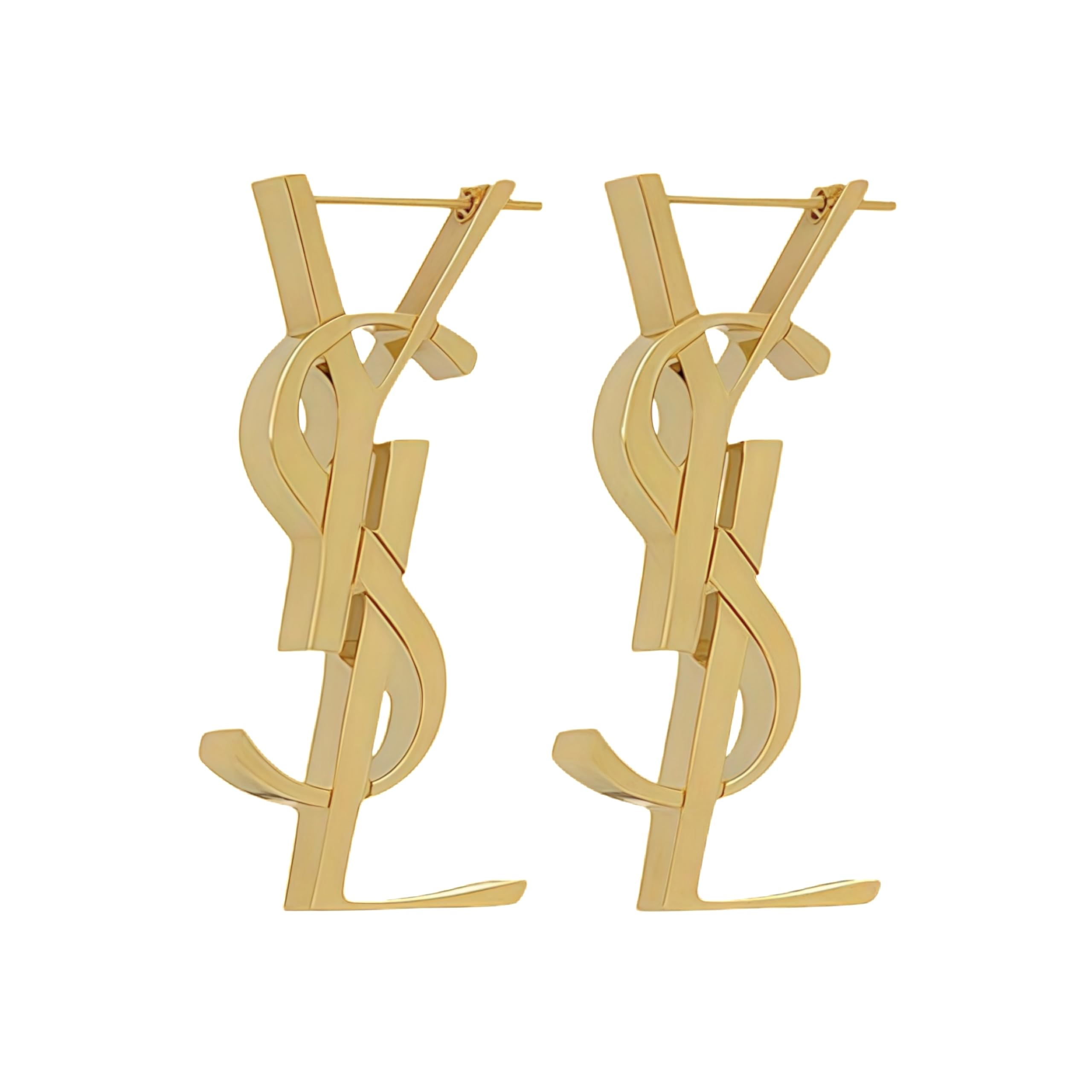 Designer Inspired Earrings,luxury designer earrings,Monogram Hoop Earrings, Women's Minimalist Swing Letter Stud Earrings ,18K Gold Plated Hypoallergenic Everyday Jewelry ,Personalized Birthday Gift for Best Friend