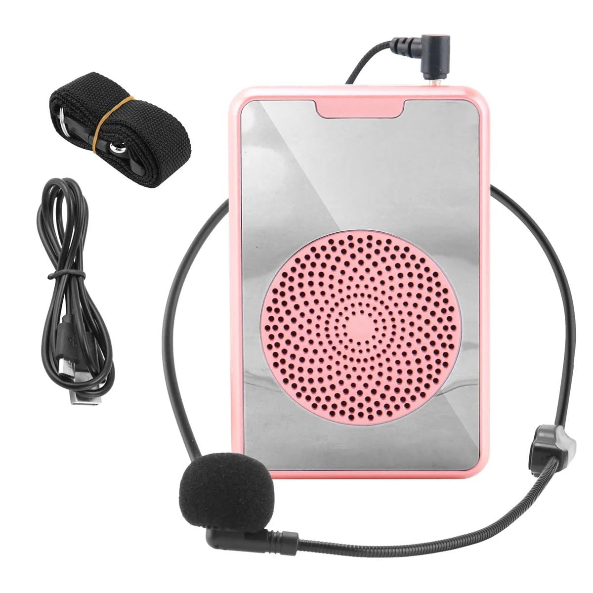 Amplificador de Voz, Amplificador de Voz portátil for Profesores con micrófono, Altavoz Recargable