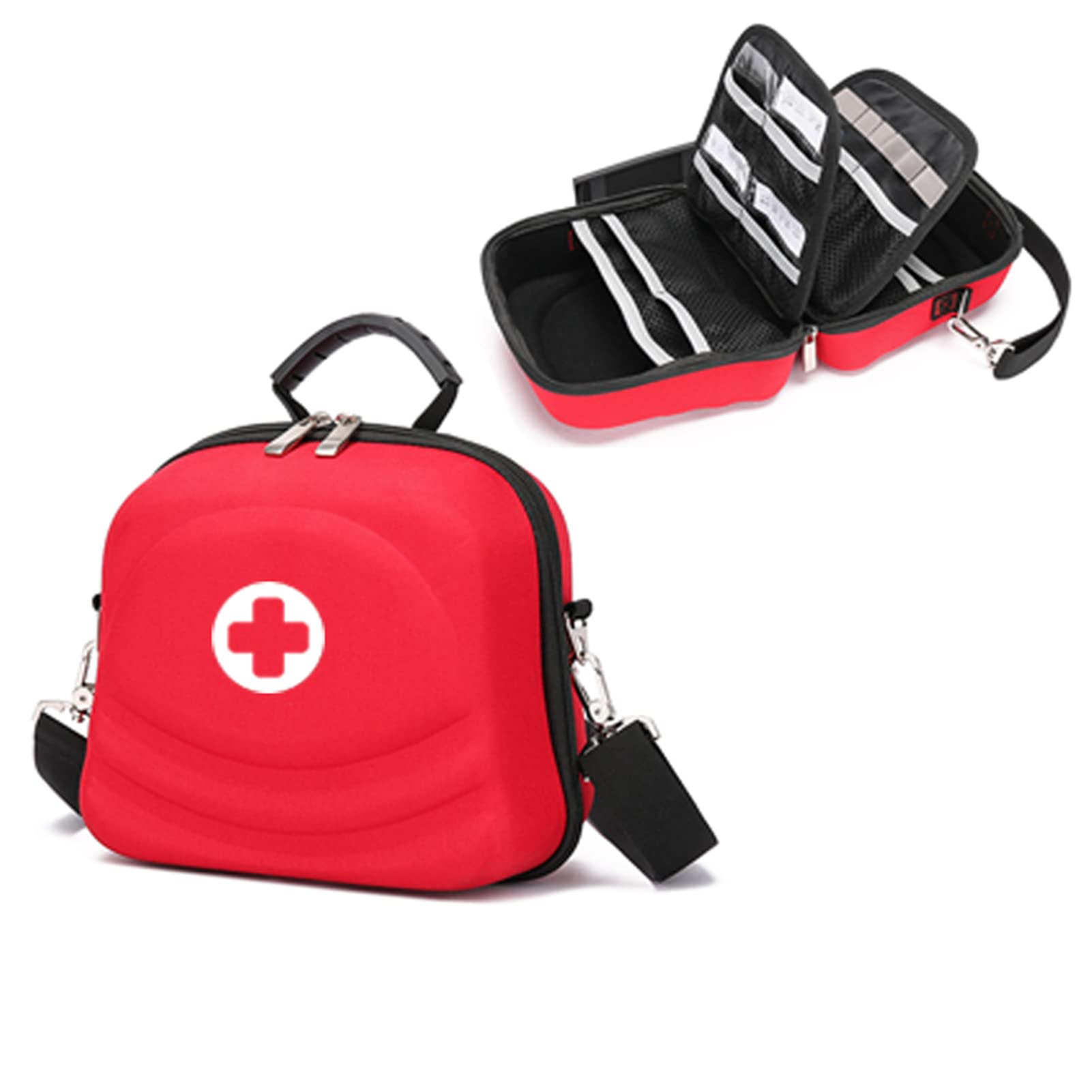 Botiquín de primeros auxilios portátil vacío, bolsa de rescate de emergencia para automóvil, campamento, viajes, senderismo, deporte, caja esencial de primeros auxilios para el hogar, impermeable