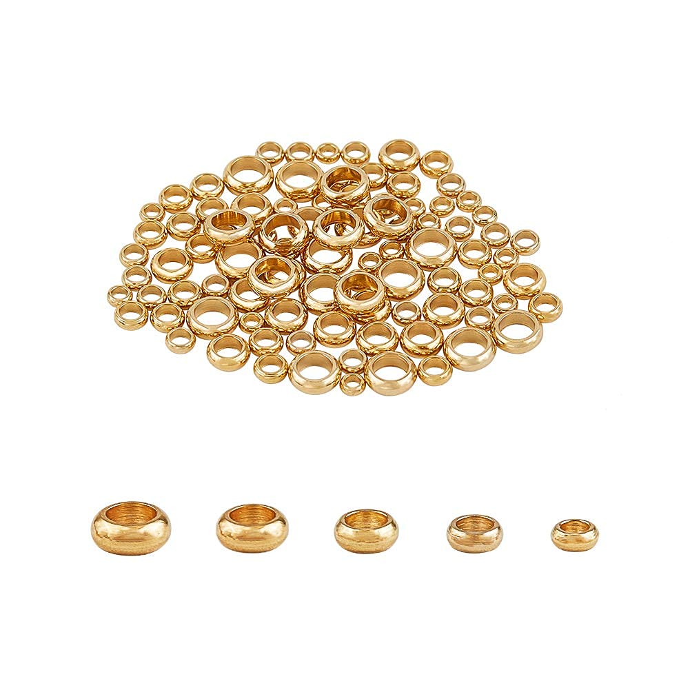 UNICRAFTALE 100 Pièces 8 Perles D'Entretoise De Colonne 304 Perles En