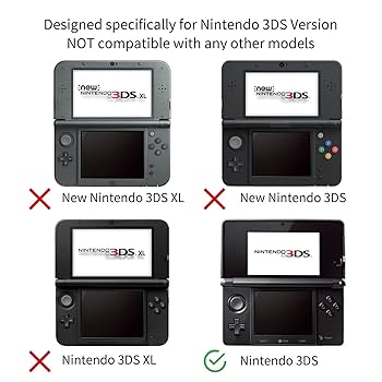 Amazon.co.jp: RDFJ Old Nintendo 3DS用 プロテクト ケース 保護