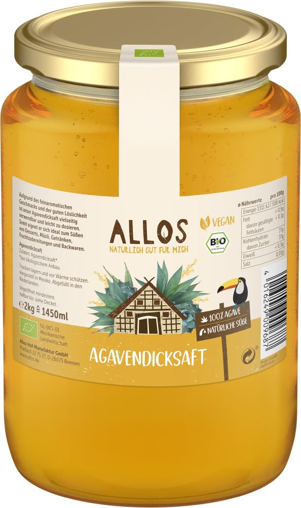 Bio Agavendicksaft 2 x 2 kg