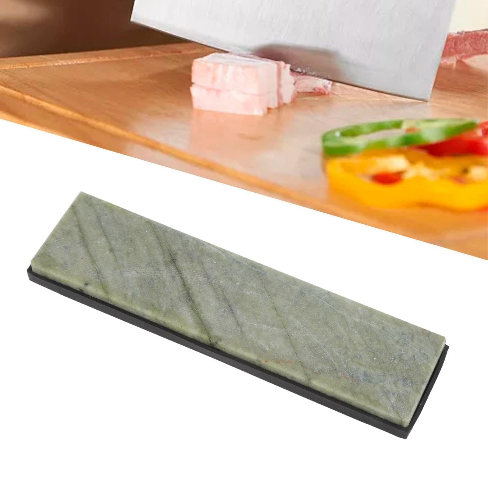 Pietra per Affilare, Grana 10000 con Agata Verde I Coltelli per Affilare I Coltelli di Rasoio Cote da Cucina Strumento per Lucidare
