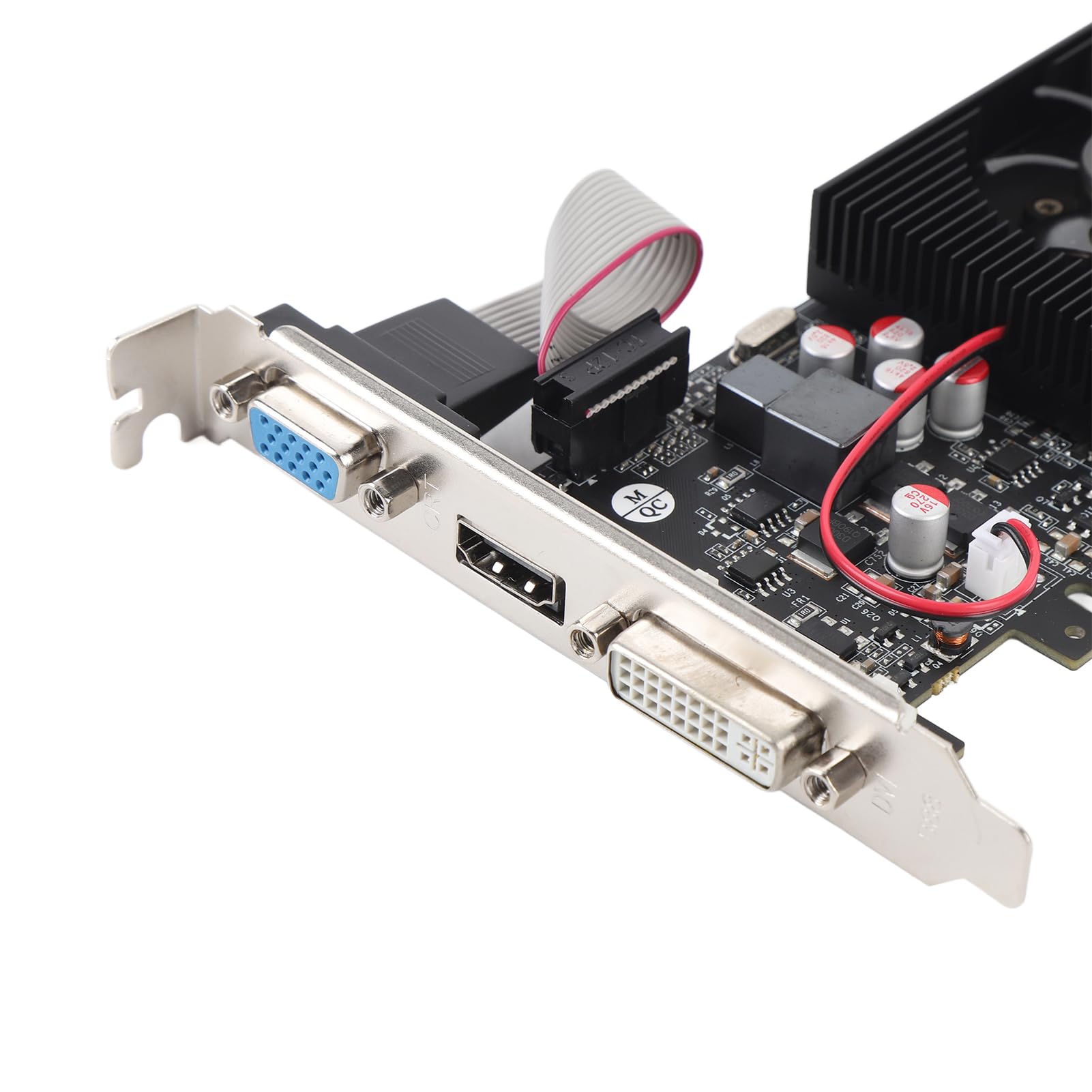 GT730 4 GB DDR3 Karta Graficzna, 128-bitowy Procesor Graficzny z Dual Displayport, Porty DVI VGA HDMI, częstotliwość Podstawowa 650 MHz do Gier i Codzienne Przetwarzanie