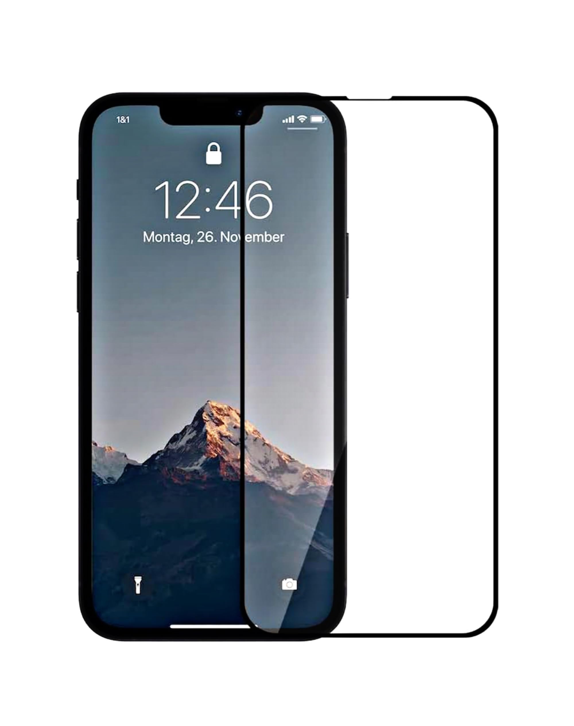 XDesign Tempered Glass Screen Protector Compatible For Iphone 13/13 Pro/14(Black) Edge To Edge Full Screen Coverage With Easy Installation Kit, Pack of 1 (B0CWS853RT) Amazon Price History, Amazon Price Tracker