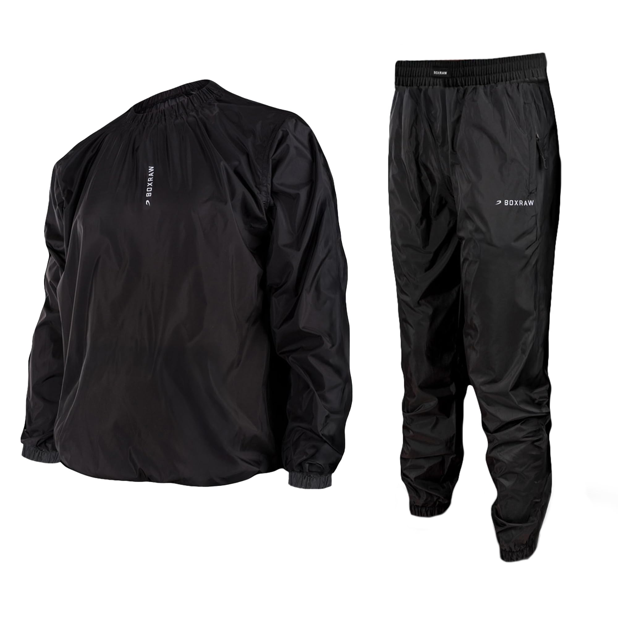 【BOXRAW】サウナスーツセットアップ Hagler Sauna Suit 2.0 - Black | Essential Weight Loss Tool