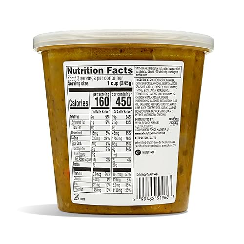 Miniatura 2 de Whole Foods Market, Sopa de pollo verde con chile, 24 onzas