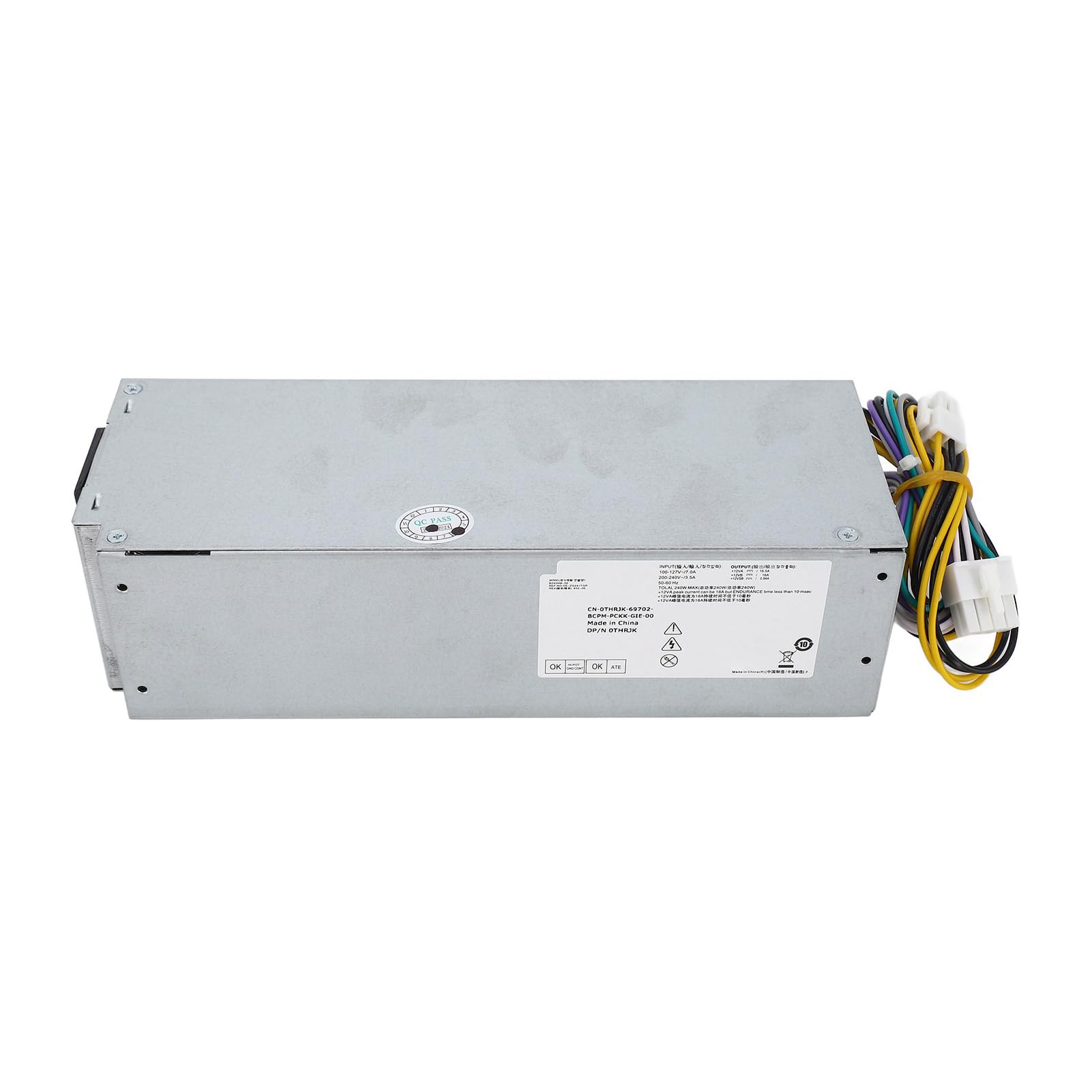 Generic Niezawodny Zasilacz Komputerowy o Mocy 240 W do Systemu Optiplex 3040 3250 3650 5040 SFF, Bezpieczny W Użyciu dla Komputerów Stacjonarnych Mini Tower, materiał Metalowy
