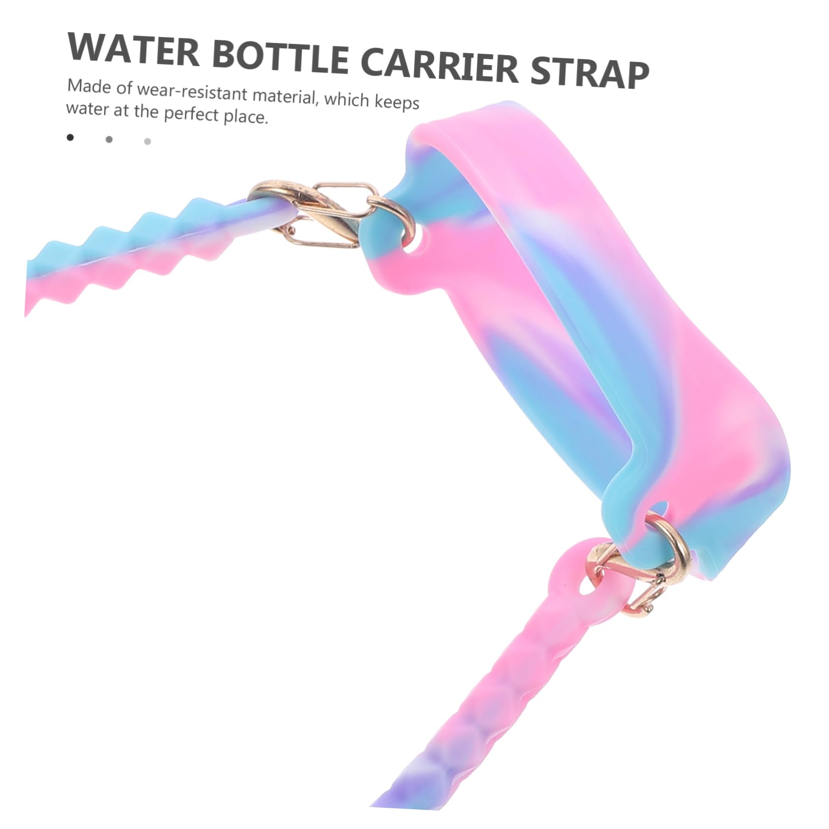 Lanière pour Bouteille d'eau Porte- avec Support de de Tasse à Gourde pour Bouteille d'eau Carafe Porte Bouteille Sangles Porte-Bouteille