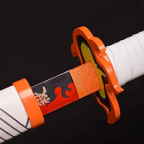 Miniatura 5 de Sword Valley Demon Slayer - Espadas de anime para cosplay, espada Katana Samurai hecha a mano, hoja de acero al carbono real, divertidos caballeros