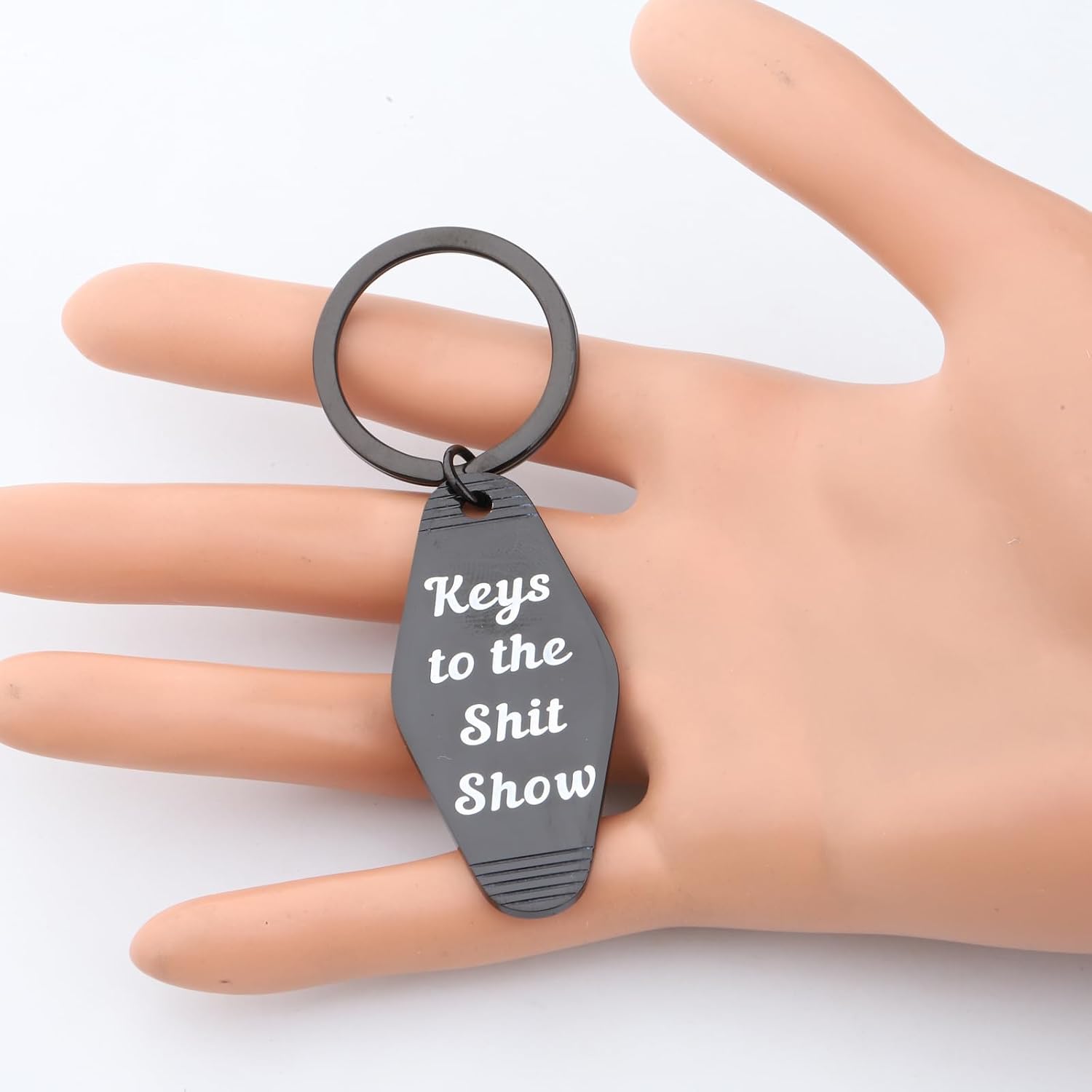 CHOORO Funny Humor Gag Gift Ideas Humor Coworker Keys to the Shit Show Motel Keychain