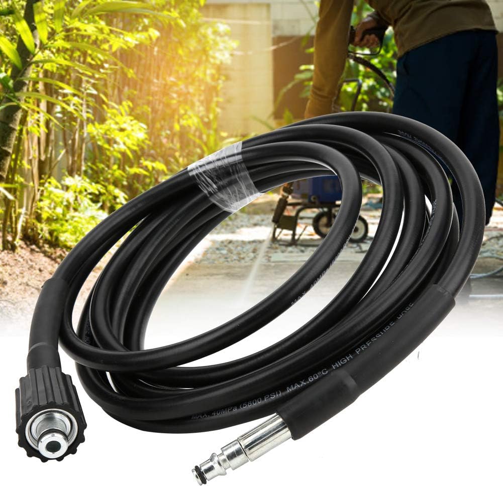 High Pressure Washer Hose 5M 5800 Psi ,M22*1.5 Replacement Power Washer