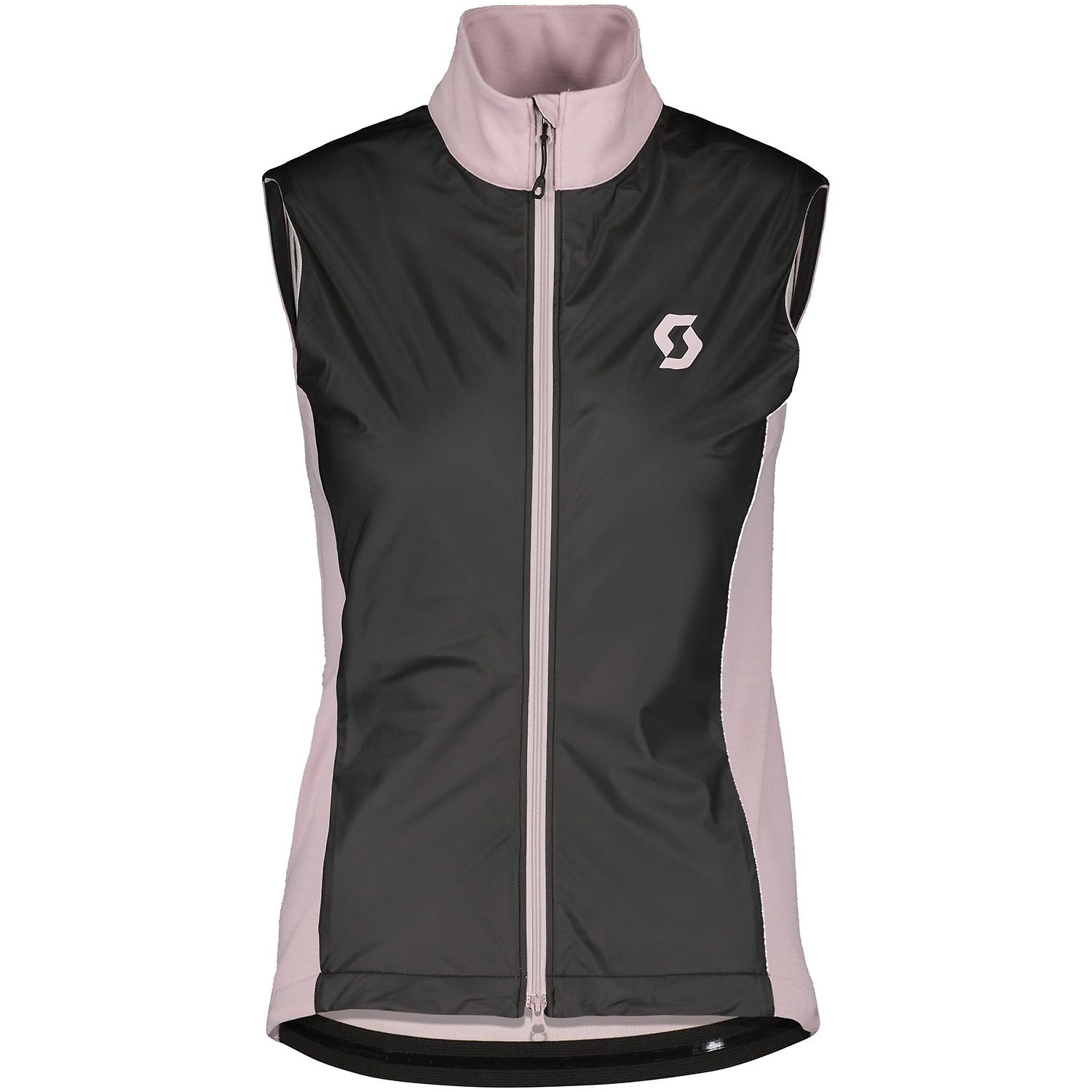 Scott Gravel Warm Merino Damen Fahrrad Windweste schwarz/rosa 2023 Größe L