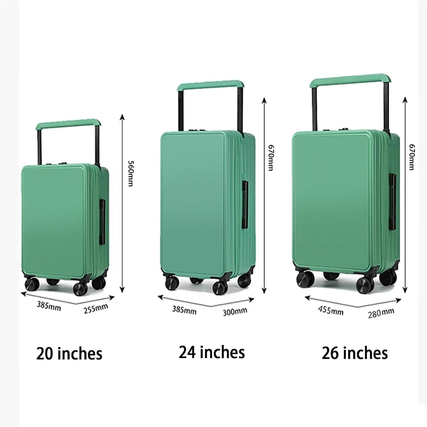 Maleta Equipaje Maleta de Viaje Premium Maletas con Interfaz USB Equipaje con Ruedas Ruedas universales Cerradura de combinación de Aduanas TSA Bolsas de Viaje