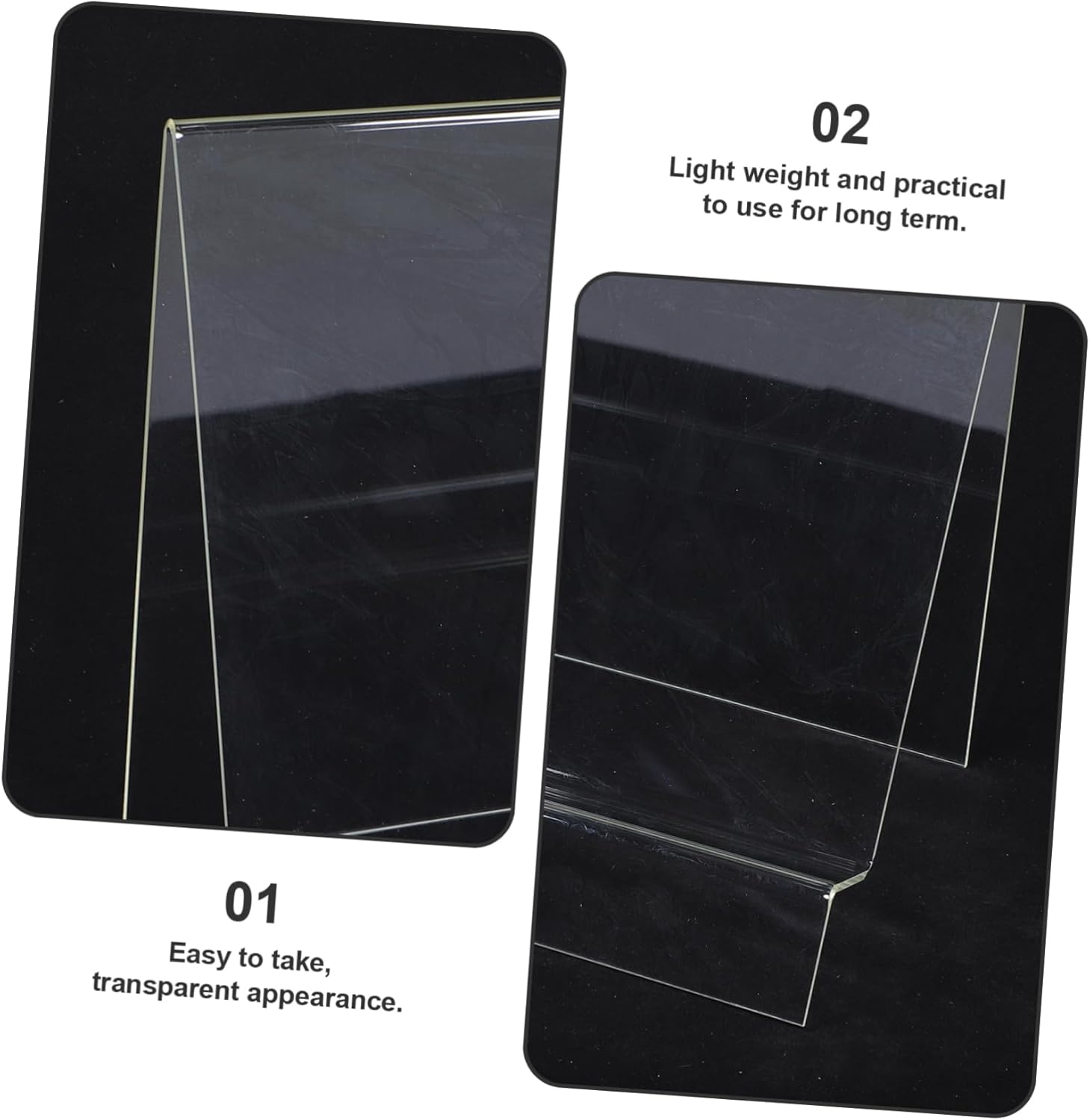 PRETYZOOM Acrylic Scarf Display Stand for Boutique Scarf Organizer Hairband Holder Fashion Accessory Display Rack