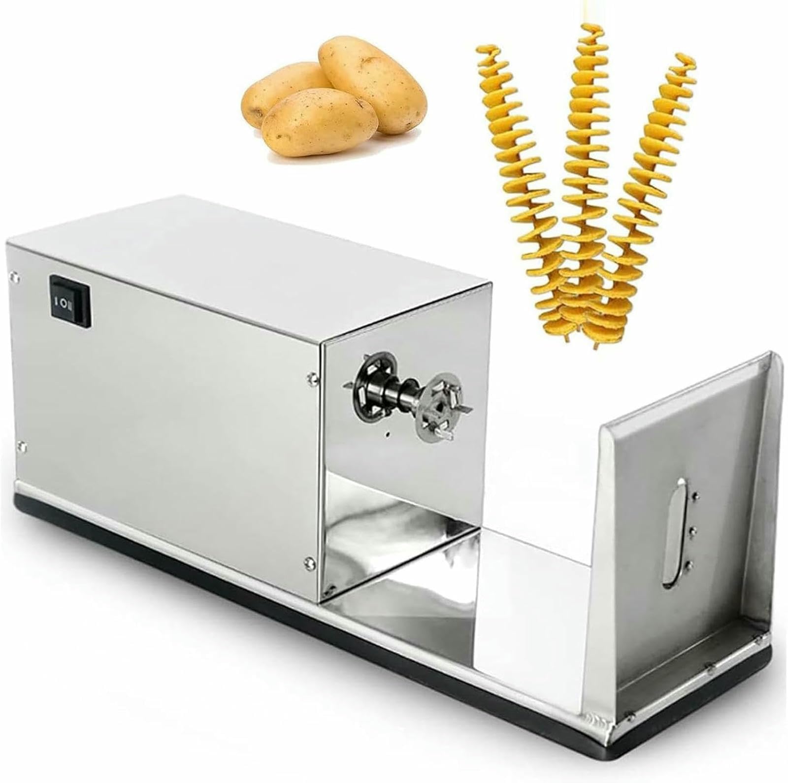 Coupe-frites automatique multifonctionnel en inox pour légumes et frites maison