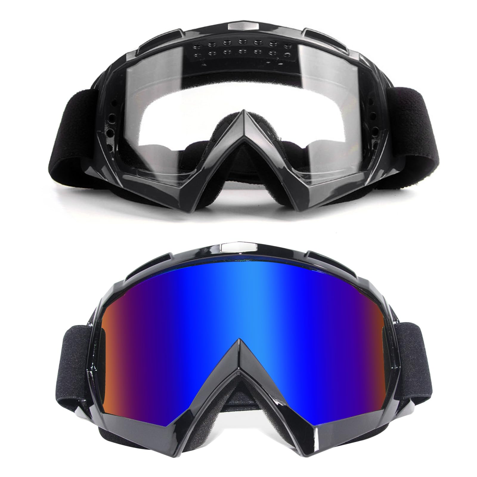 Motocross Brille Motocross Brille Motocross Brille für Männer Frauen Erwachsene Jugendliche Reiten Racing Brille