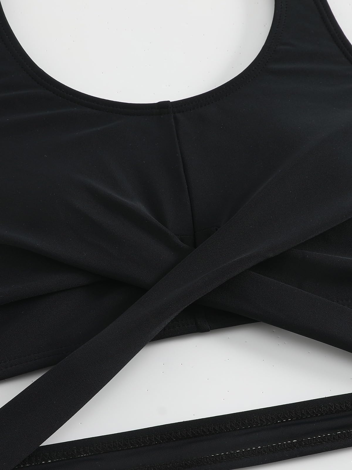 Mädchen Bikini Set 3-teilig mit Badeshorts, Kreuz-Badeanzug für Teenager & Kinder, Modische Badebekleidung für Strand und Pool, 9-14 Jahre (128,134,140,146,152,158,164)