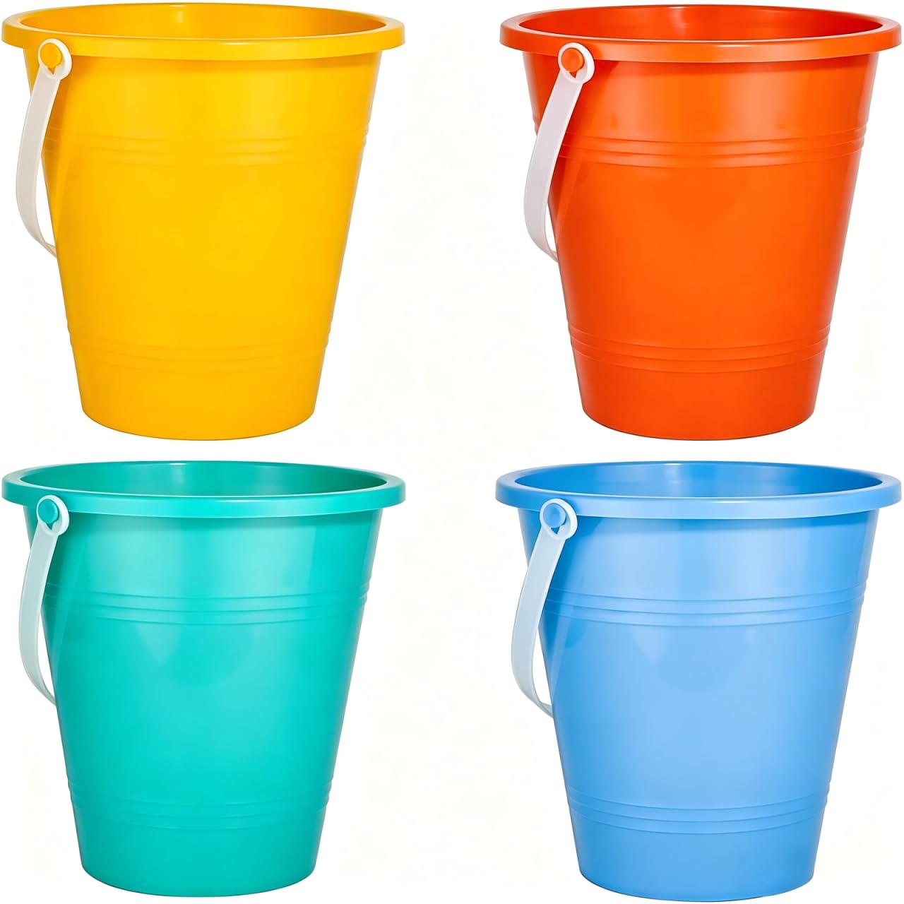 Photo 1 of Qiuyanbo 8" Sand Beach Buckets (4-Pack)
