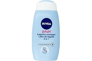 NIVEA Baby 2 in 1 Soft Hair Shampoo and Bubble Bath: Gentle...