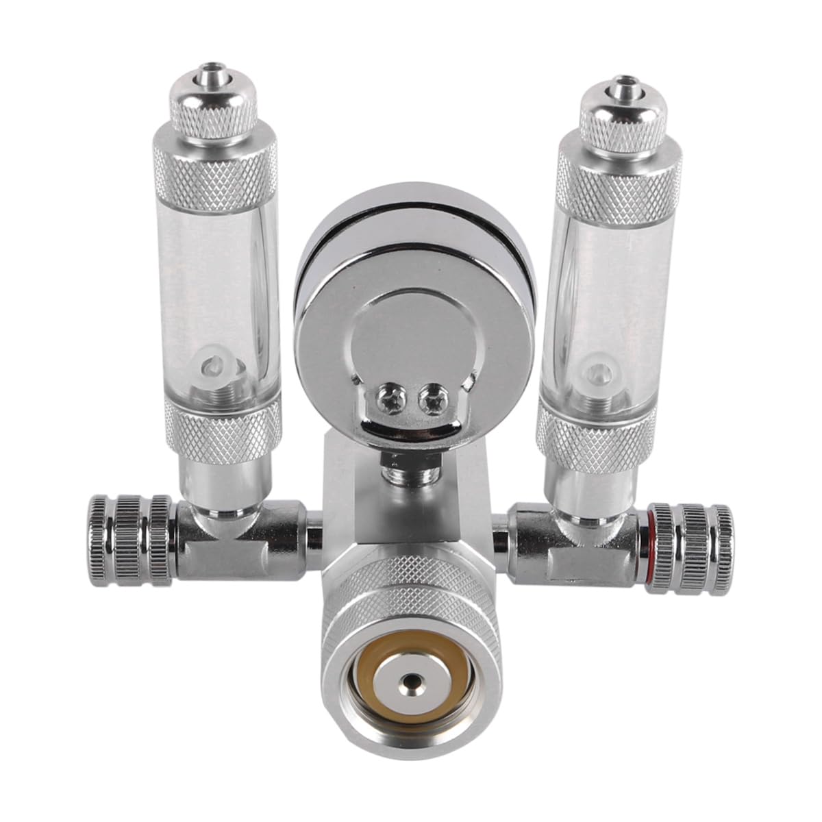 Válvula solenoide magnética de CO2 para Acuario con válvula de retención y Contador de Burbujas W21.8 para acuarios y Tanques de Agua Dulce con Plantas