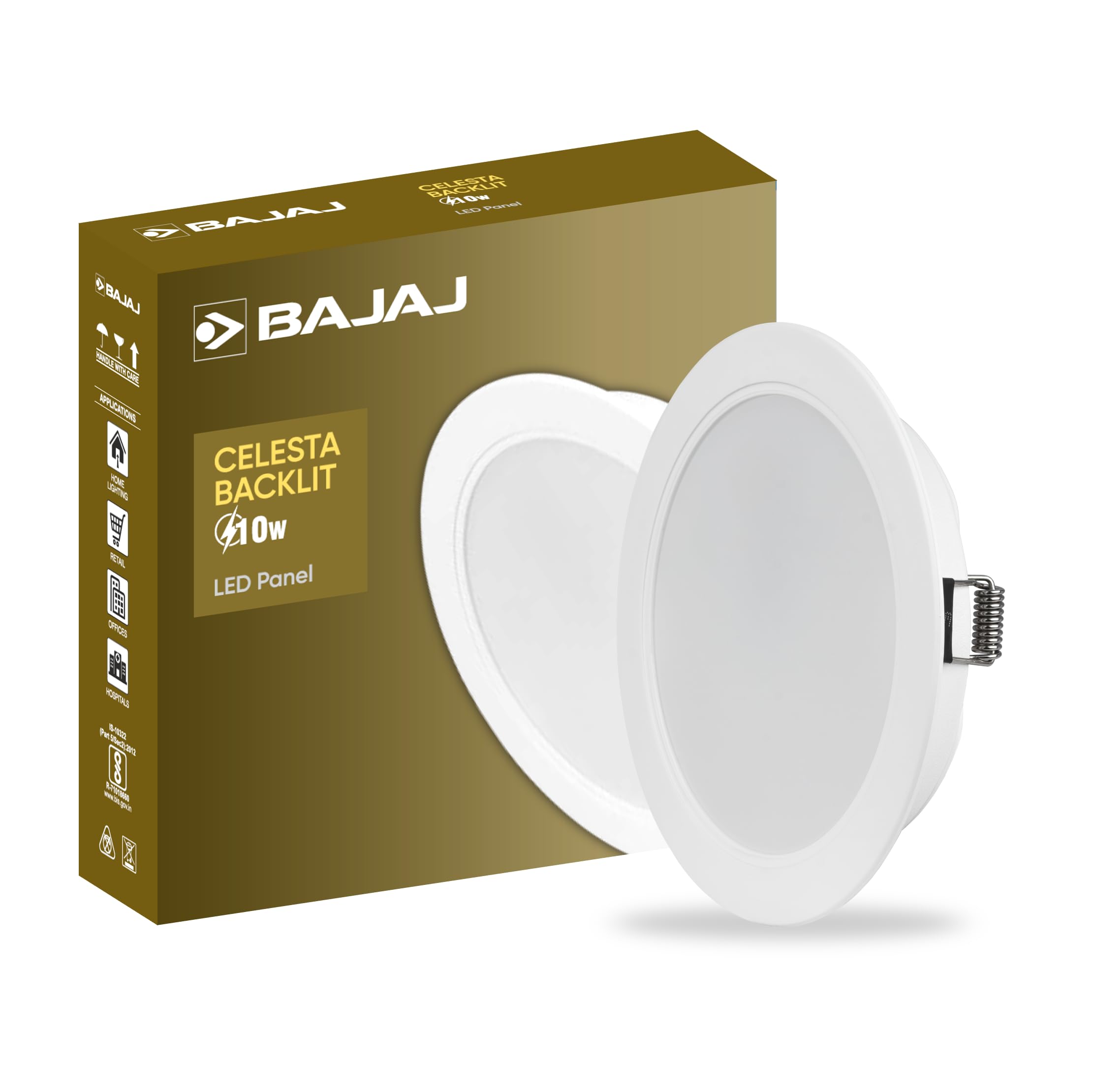 Bajaj Celesta Mini LED Panel Light - Cool Daylight -1