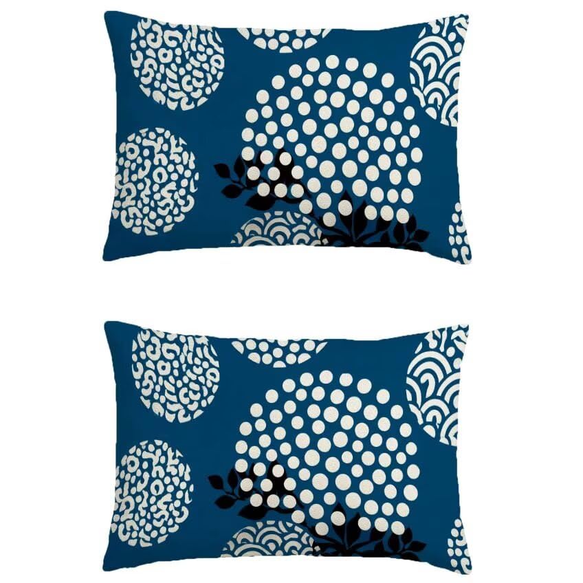 Housse coussin 70x90cm rectangulaire lin impermeable blanc taie oreiller haut de gamme