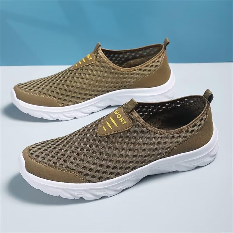 Men Non Slip Lightweight Walking Sneakers for Summer Sport Travel Aqua3