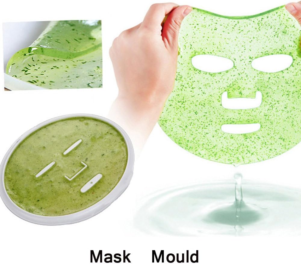 DIY Silicone Face Mask Maker Mould Plate, Reusable Making Facemask Tool Face Mask Facial Care Make up Tool, 2Pcs