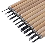 Wood Carving Knife Set, 12 Pcs Carving Tools for DIY Sculpture Beginners