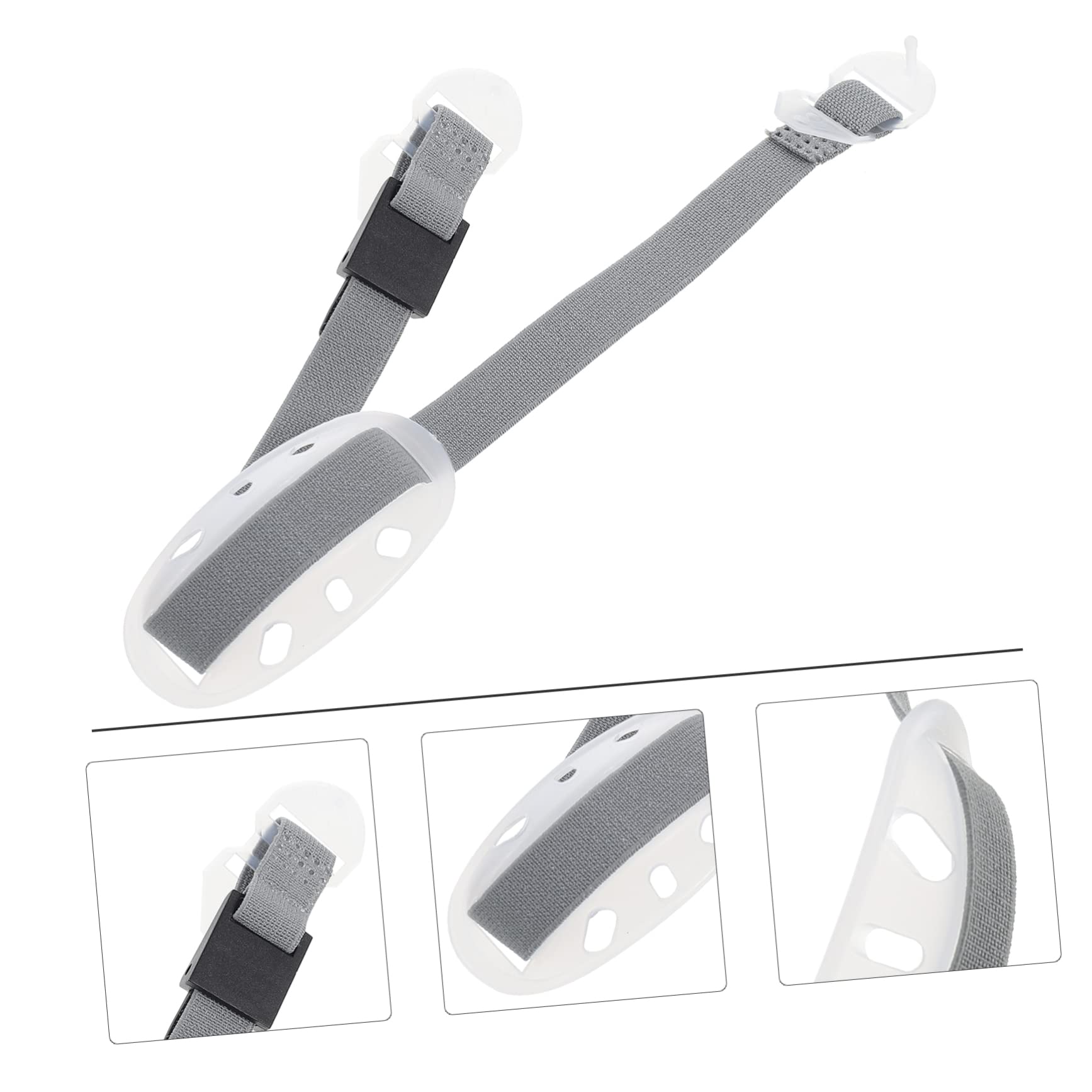 Gogogmee Chin Strap Chine Hard Hat Hard Hat Chin Belt Helmet Accessory Cert Helmet Chin Holder Attachment Softball Wear-Resistant Helmet Strap Buckle Plastic White Baseball