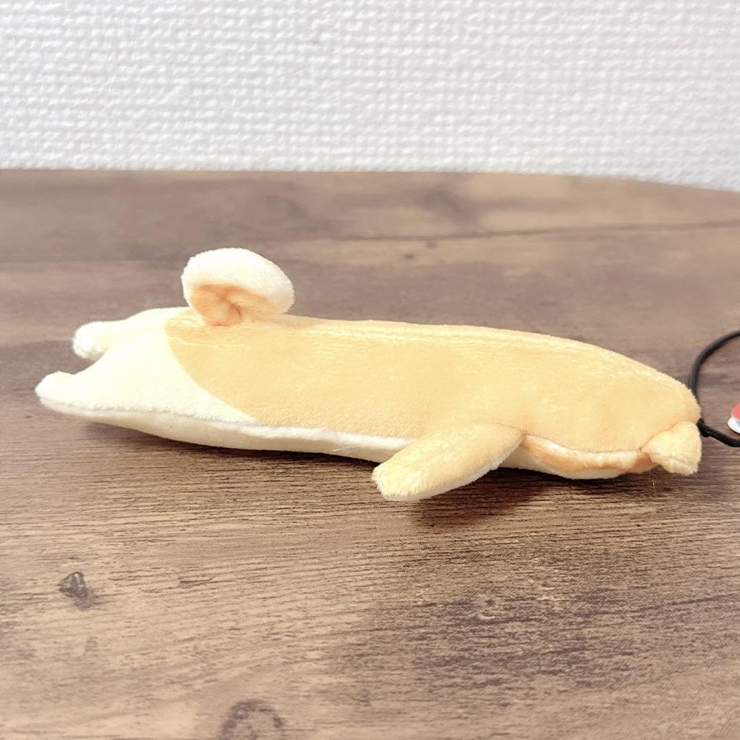 Amazon.co.jp: ぬいぐるみ ストラップ 犬 ドッグ dog 秋田犬 のびいぬ