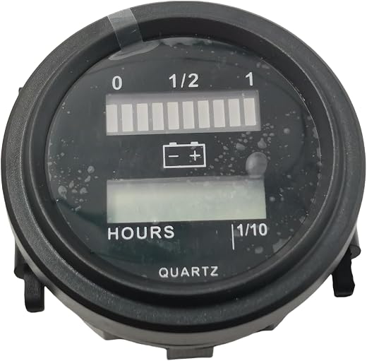 HNARL JLG Hour Meter,2420106 JL2420106 JLG Digital Battery Indicator Gauge with Hour Meter Used for Boom Lift E45A,E40AJP,...