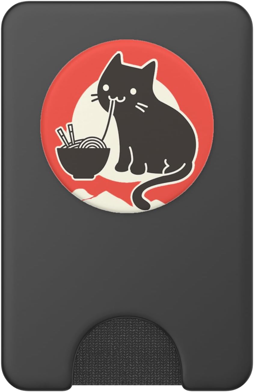 Japanese Kawaii Neko Ramen/Cute Cat Anime Gift PopSockets PopWallet for MagSafe
