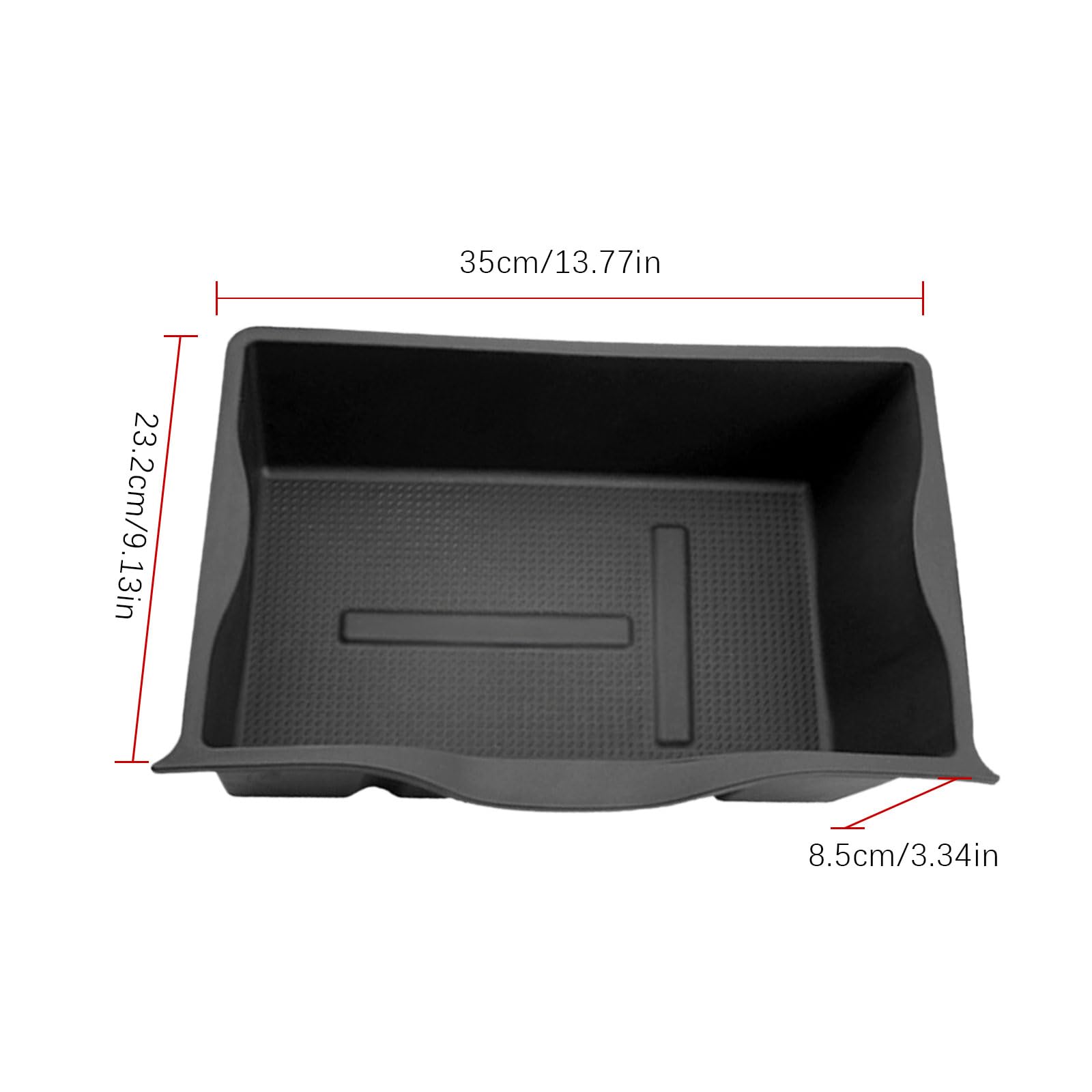 kingsea Tesla Model Y Organizador de almacenamiento bajo el asiento impermeable debajo del asiento, 2 unidades, estante oculto para Tesla Model Y 2021, 2022, 2023