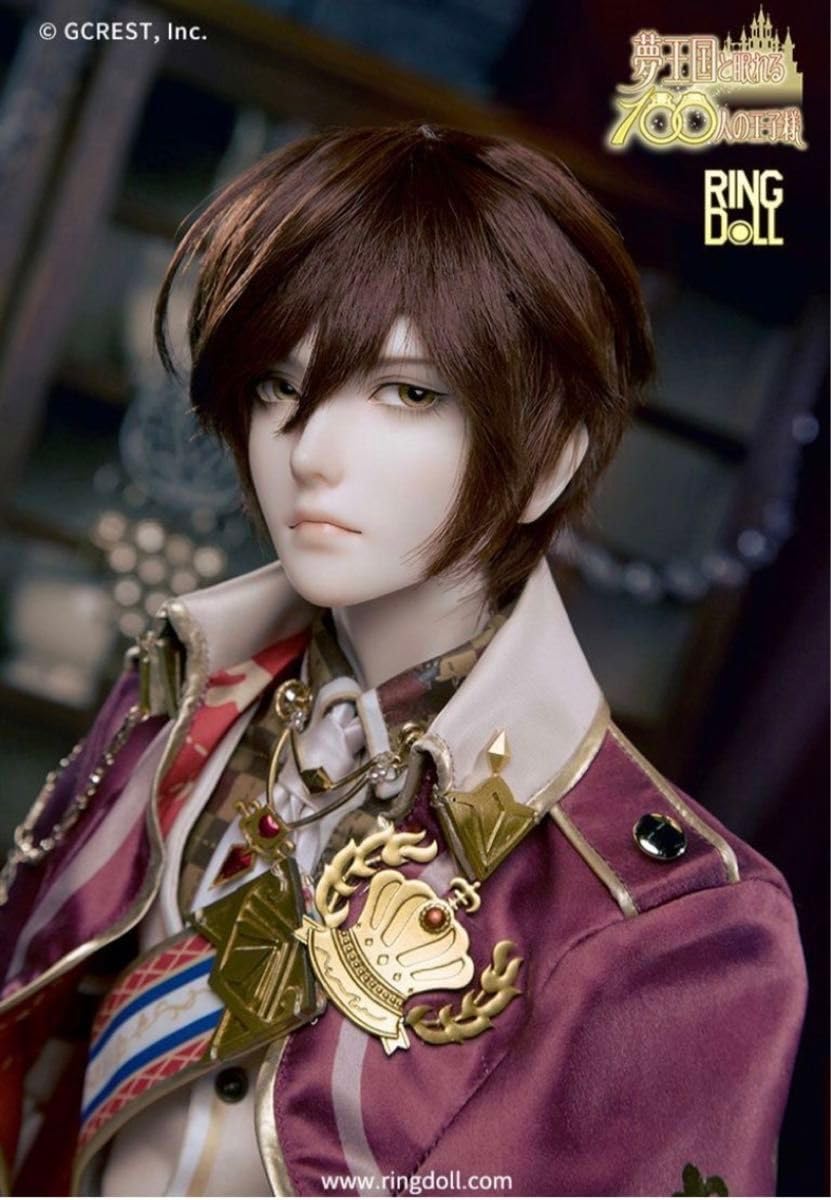 Amazon.co.jp: RINGDOLL リカ王子 ヘッド 70cmドール BJD 夢王国と 