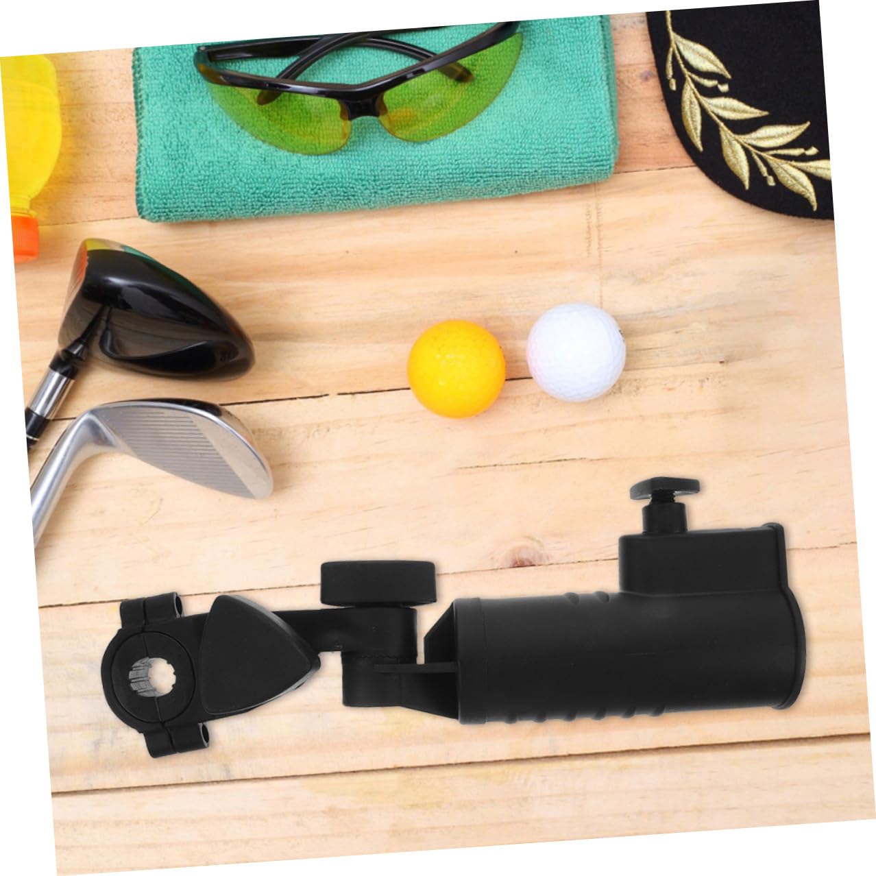 BESPORTBLE 2 Stück Verstellbarer Schirmhalter aus Robustem ABS Kunststoff Universelle Schirmklemme für Golfwagen Kinderwagen und Rollstühle Wetterfester Schirmständer für Outdoor Einsatz