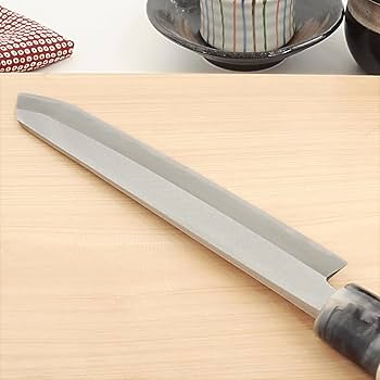 Amazon | 鰹(カツオ)包丁 磨き仕上げ 両刃 青鋼 刃長21cm 土佐打