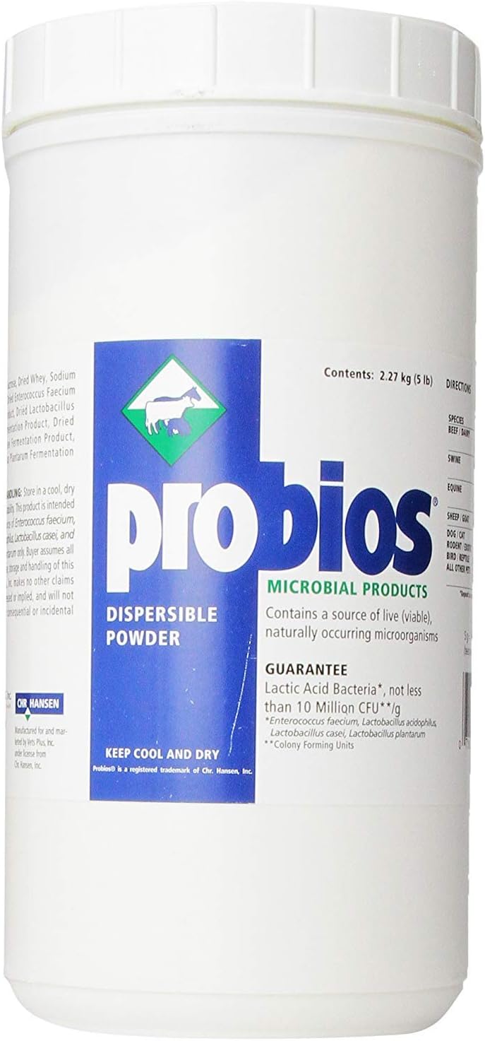 Probios – Digestive Support, for all species, Dispersible Powder – 5 lb