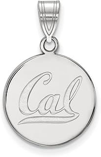 Cal Medium (5/8 Inch) Disc Pendant (Sterling Sliver)