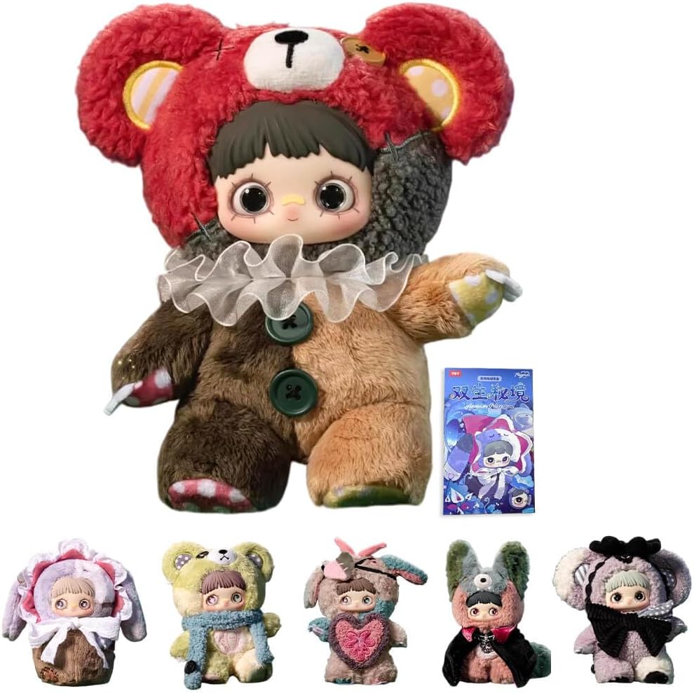 niannyyhouse Plush Doll Blind Box Maymei Twin Secret Realm Series Stuffed Plushies Collectible Gifts (1PC)