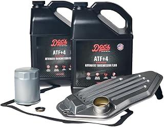 Doc’s Diesel ATF 4 Full Synthetic Transmission Fluid with Filters | Complete Service Kit for Dodge RAM 6.7L Cummins 68RFE 2007.5-2024 (2WD)