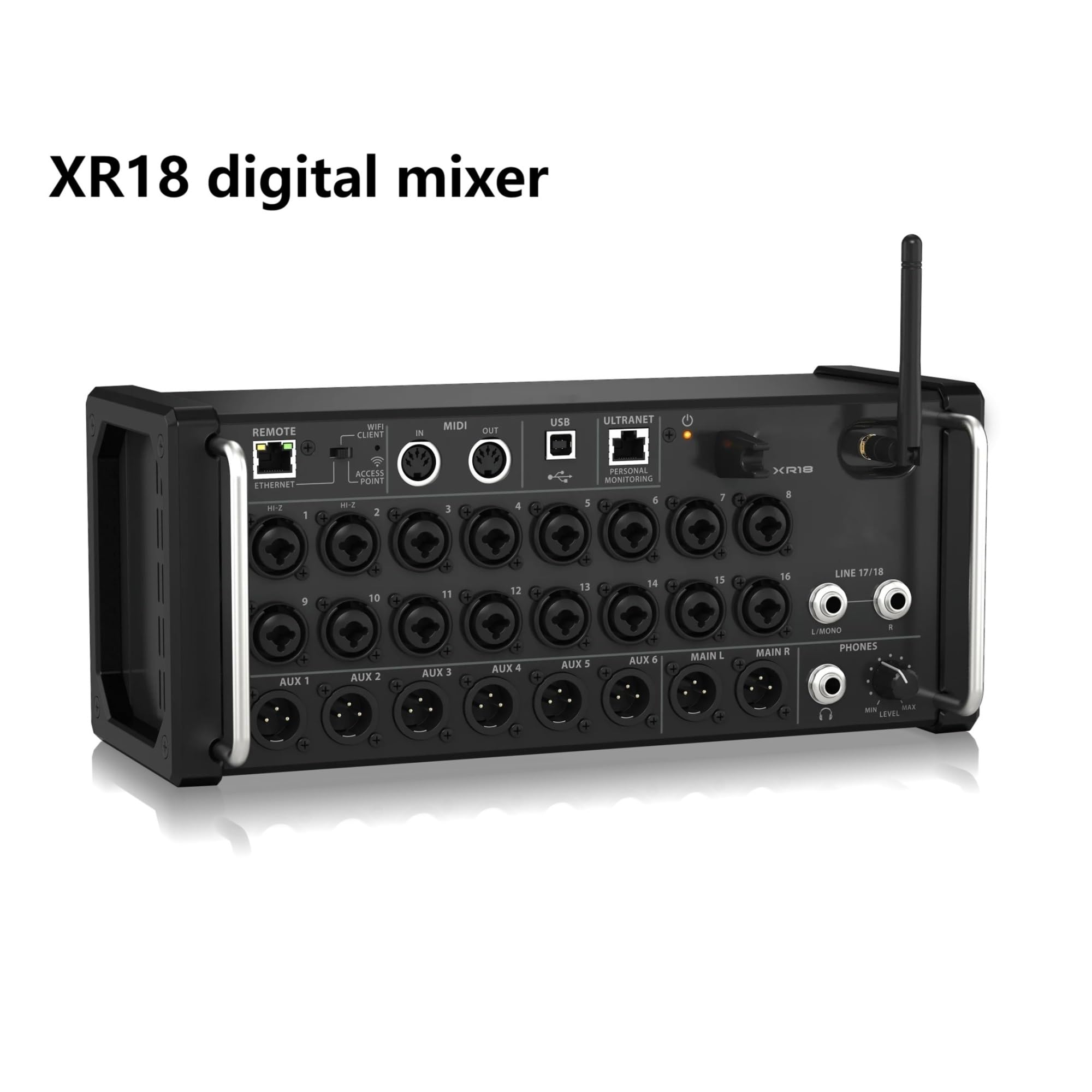 Mezclador de audio, Consola de grabación de estudio mezcladora digital AIR XR18 Consola mezcladora digital de 12/18 canales DSP Wifi Mesa digital