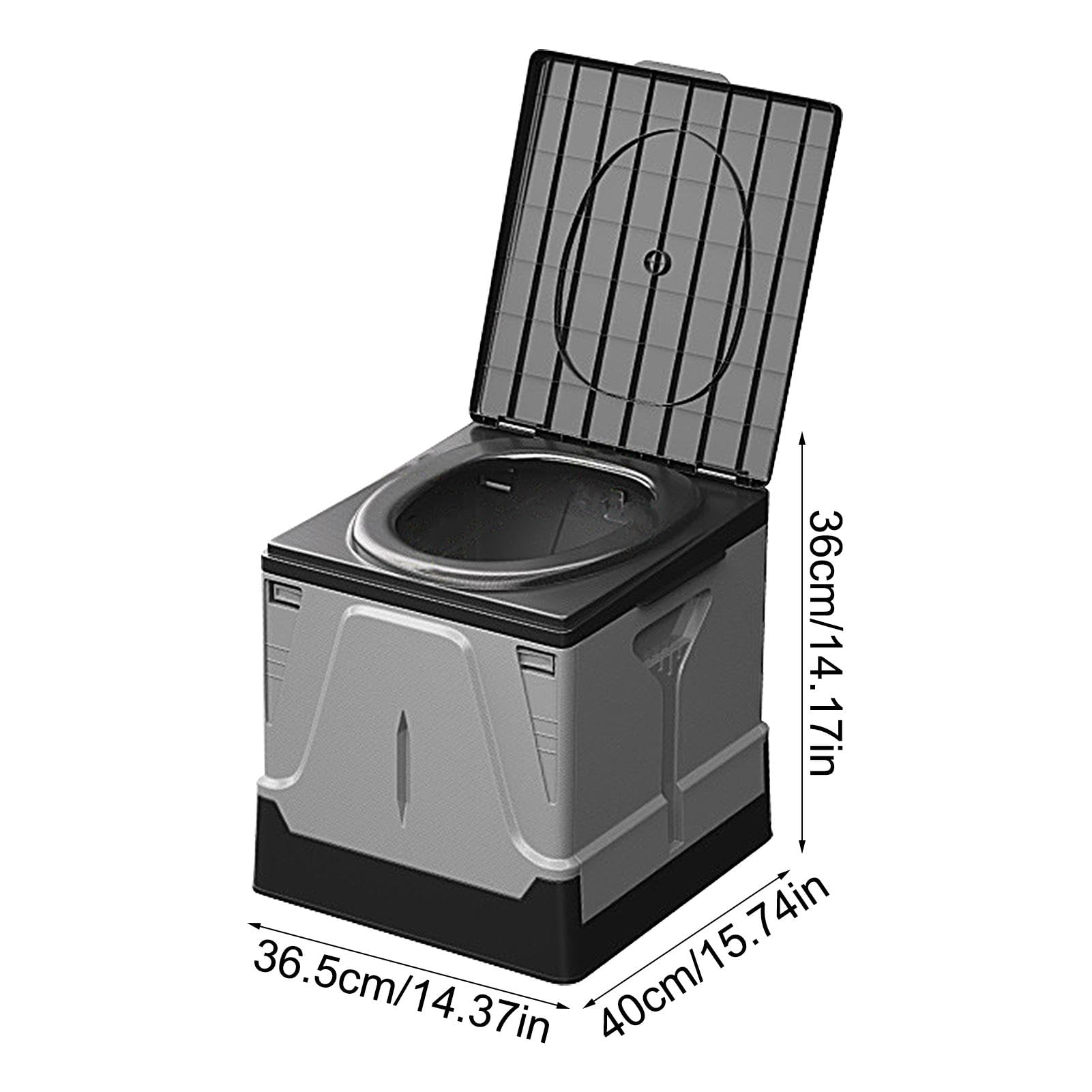Inodoro Plegable para Viaje Retráctil Telescópico Plegable Transportable | Orinal de Viaje Portátil para Coche Retráctil Telescópico Capacidad De Carga 181 kg, Adultos, Camping, Senderismo,