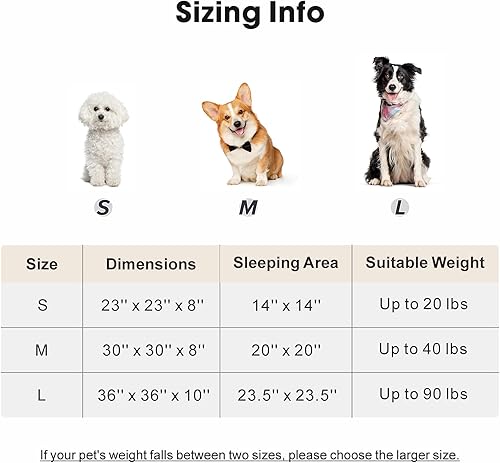 Miniatura 6 de MIXJOY Camas para perros pequeños, cama lavable para perros con funda extraíble, cama pequeña para gatos de interior, camas suaves y calmantes tipo